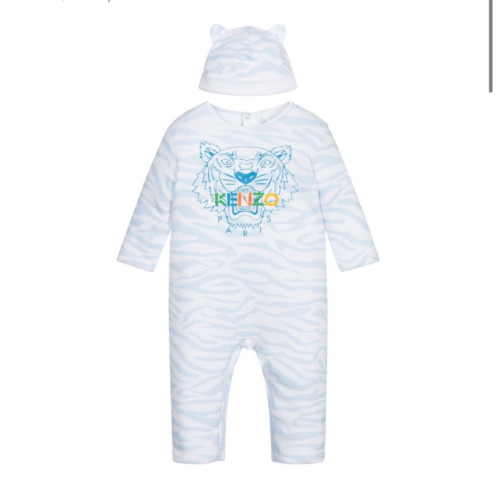 KENZO KIDS Organic Cotton Romper Set